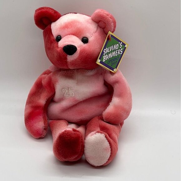 Salvino MLB Bammers 1999 Opening Day Mark Mcgwire Plush Teddy Bear (pre-owned) - Picture 1 of 3